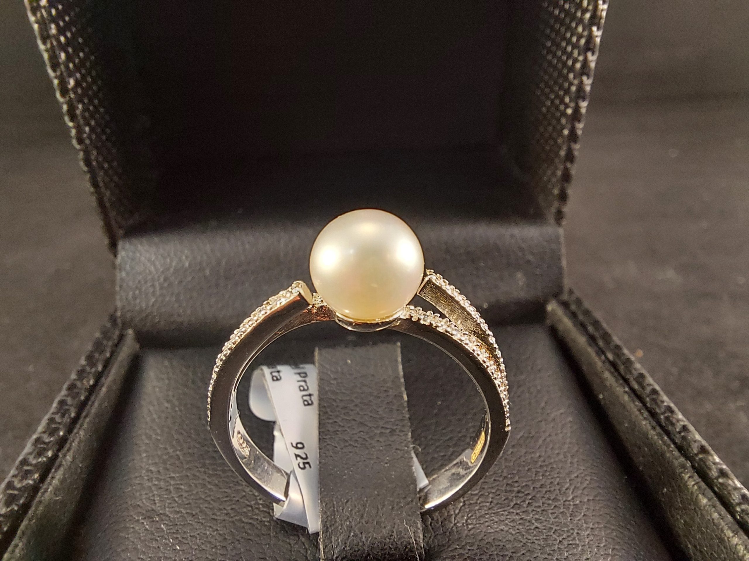 Brilliant Pearl Ring